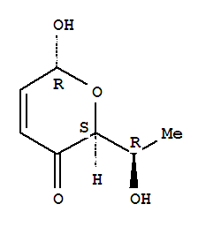 2H-pyran-3(6h)-one, 6-hydroxy-2-[(1r)-1-hydroxyethyl]-, (2s,6r)-(9ci) Structure,225511-08-0Structure