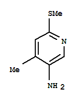 4-Methyl-6-(methylthio)pyridin-3-amine Structure,225942-10-9Structure