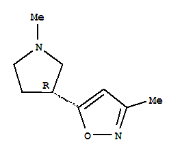 Isoxazole, 3-methyl-5-[(3r)-1-methyl-3-pyrrolidinyl]-(9ci) Structure,226088-55-7Structure