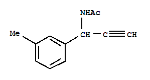 Acetamide, n-[1-(3-methylphenyl)-2-propynyl]-(9ci) Structure,226698-93-7Structure