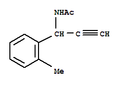 Acetamide, n-[1-(2-methylphenyl)-2-propynyl]-(9ci) Structure,226698-94-8Structure