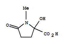 Proline, 2-hydroxy-1-methyl-5-oxo-(8ci,9ci) Structure,22671-35-8Structure