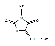 2,4-Oxazolidinedione,3-ethyl-5-[(ethylthio)methylene]-(9ci) Structure,227023-90-7Structure