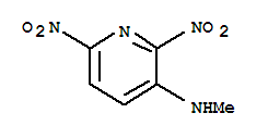 Pyridine, 3-(methylamino)-2,6-dinitro-(8ci) Structure,22902-71-2Structure