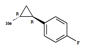 Benzene, 1-fluoro-4-[(1r,2r)-2-methylcyclopropyl]-(9ci) Structure,229168-32-5Structure