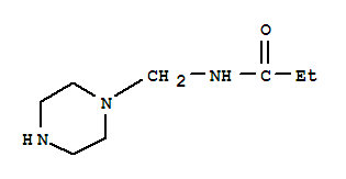 Propanamide, n-(1-piperazinylmethyl)-(9ci) Structure,229499-91-6Structure