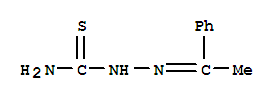 Hydrazinecarbothioamide,2-(1-phenylethylidene)- Structure,2302-93-4Structure