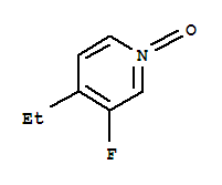 Pyridine, 4-ethyl-3-fluoro-, 1-oxide (9ci) Structure,231296-55-2Structure