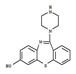 11-(1-Piperazinyl)-dibenzo[b,f][1,4]thiazepin-7-ol Structure,232597-73-8Structure