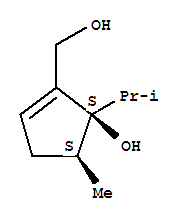 1-Cyclopentene-1-methanol,5-hydroxy-4-methyl-5-(1-methylethyl)-,(4r,5r)-rel-(9ci) Structure,232933-00-5Structure