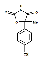 2,4-Oxazolidinedione,5-(4-hydroxyphenyl)-5-methyl-(9ci) Structure,233590-08-4Structure