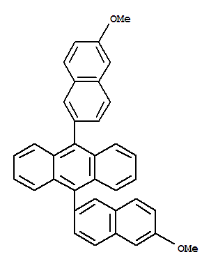 9,10-Bis-(6-methoxynaphthalen-2-yl)anthracene Structure,235099-48-6Structure