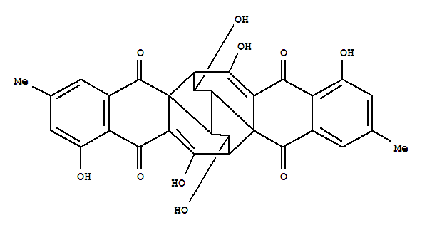 (+)-Rugulosin Structure,23537-16-8Structure