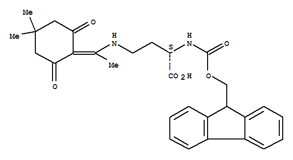 Fmoc-l-dab(dde)-oh Structure,235788-61-1Structure