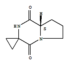 Spiro[cyclopropane-1,3(4h)-pyrrolo[1,2-a]pyrazine]-1,4(2h)-dione, tetrahydro-, (8as)- (9ci) Structure,236123-07-2Structure