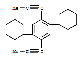 1,4-Dicyclohexyl-2,5-di-1-propynylbenzene Structure,236407-35-5Structure