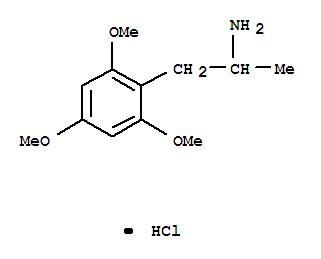 1-(2,4,6-Trimethoxyphenyl)-2-amino-propane hydrochloride Structure,23815-74-9Structure