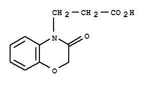 2,3-Dihydro-3-oxo-4H-1,4-benzoxazine-4-propionic acid Structure,23866-15-1Structure