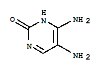 2(1H)-pyrimidinone, 4,5-diamino- (6ci,8ci,9ci) Structure,23899-73-2Structure