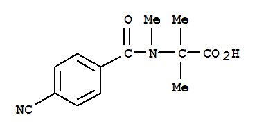 Alanine, n-(4-cyanobenzoyl)-n,2-dimethyl- Structure,242468-94-6Structure