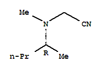 Acetonitrile, [methyl[(1r)-1-methylbutyl]amino]-(9ci) Structure,244190-23-6Structure