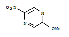 Pyrazine, 2-methoxy-5-nitro-(9ci) Structure,244261-30-1Structure