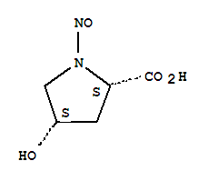 L-proline, 4-hydroxy-1-nitroso-, cis-(9ci) Structure,2443-31-4Structure