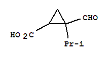 Cyclopropanecarboxylic acid,2-formyl -2-(1-methylethyl )- (9ci) Structure,244793-40-6Structure