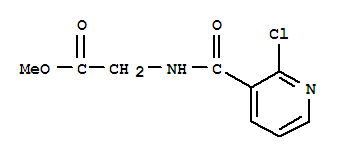 Methyl 2-[[(2-chloro-3-pyridyl)carbonyl]amino]acetate Structure,245083-04-9Structure