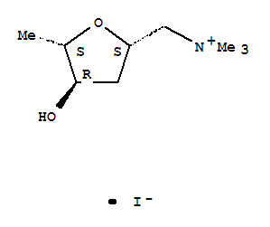 (+)-Muscarine Iodide Structure,24570-49-8Structure