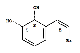 3,5-Cyclohexadiene-1,2-diol, 3-[(1z)-2-bromoethenyl]-, (1s,2r)-(9ci) Structure,246048-73-7Structure