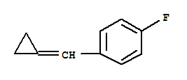 Benzene, 1-(cyclopropylidenemethyl)-4-fluoro-(9ci) Structure,246180-26-7Structure