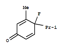 2,5-Cyclohexadien-1-one,4-fluoro-3-methyl-4-(1-methylethyl)-(9ci) Structure,246228-99-9Structure