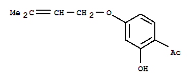 1-[2-hYdroxy-4-(3-methyl-but-2-enyloxy)-phenyl]-ethanone Structure,24672-83-1Structure