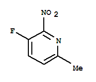 Pyridine, 3-fluoro-6-methyl-2-nitro-(9ci) Structure,247077-46-9Structure