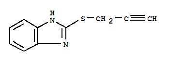 1H-benzimidazole,2-(2-propynylthio)-(9ci) Structure,24786-40-1Structure