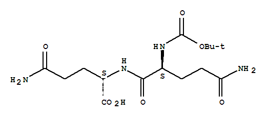 Boc-gln-gln-oh Structure,250290-76-7Structure