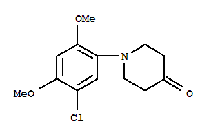 1-(5-Chloro-2,4-dimethoxyphenyl)-4-piperidone Structure,250718-99-1Structure