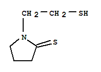 2-Pyrrolidinethione, 1-(2-mercaptoethyl)- Structure,251318-68-0Structure