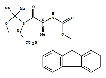 Fmoc-l-ala-l-ser[psi(me,me)pro]-oh Structure,252554-78-2Structure