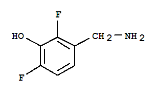 Phenol, 3-(aminomethyl)-2,6-difluoro-(9ci) Structure,252664-91-8Structure