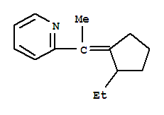 Pyridine,2-[1-(2-ethylcyclopentylidene)ethyl]-(9ci) Structure,253185-21-6Structure