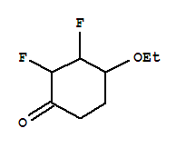 Cyclohexanone, 4-ethoxy-2,3-difluoro- Structure,253676-59-4Structure