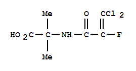 Alanine, n-(3,3-dichloro-2-fluoro-1-oxo-2-propenyl)-2-methyl-(9ci) Structure,254979-89-0Structure