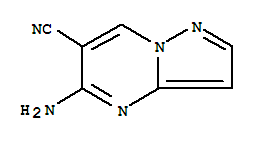 Pyrazolo[1,5-a]pyrimidine-6-carbonitrile, 5-amino- Structure,255715-66-3Structure