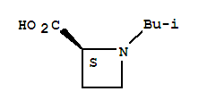 2-Azetidinecarboxylicacid,1-(2-methylpropyl)-,(2s)-(9ci) Structure,255883-00-2Structure