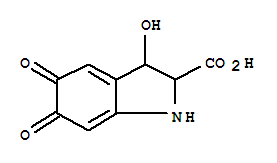 1H-indole-2-carboxylicacid,2,3,5,6-tetrahydro-3-hydroxy-5,6-dioxo-(9ci) Structure,255884-97-0Structure