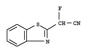 2-Benzothiazoleacetonitrile,alpha-fluoro-(9ci) Structure,256235-36-6Structure