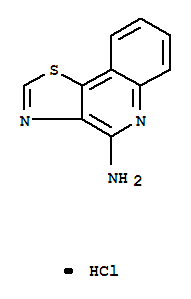 Thiazolo[4,5-c]quinolin-4-amine, monohydrochloride Structure,256922-49-3Structure