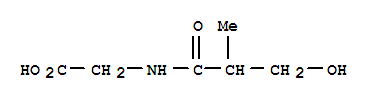 Glycine, n-(3-hydroxy-2-methyl-1-oxopropyl)-(9ci) Structure,256928-69-5Structure